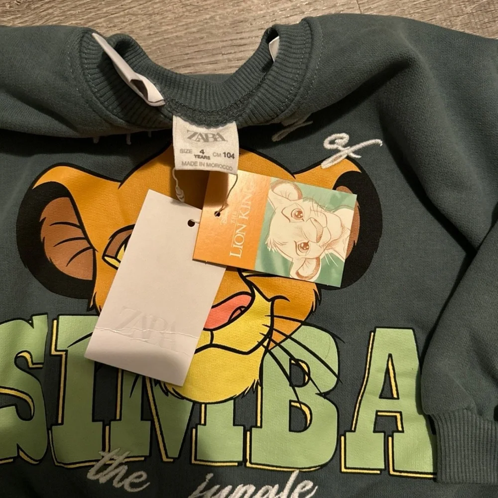 Zara Disney The Lion King Simba Crewneck - Picture 2 of 4